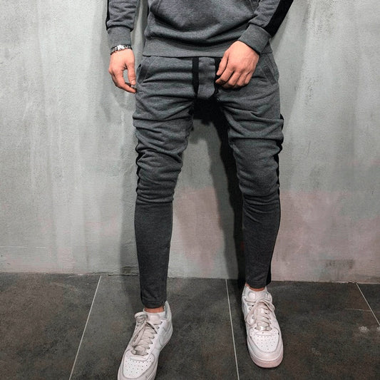 Men's Fashion Solid Color Exercise Casual Pants