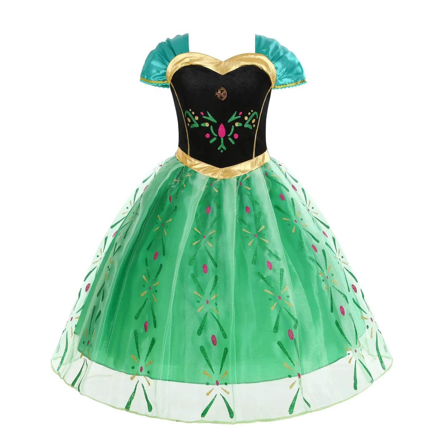 Frozen Anna Elsa Cosplay Costumes Girls Princess Rapunzel Snow White Mermaid Belle Cinderella Dress Kids Halloween Party Clothes