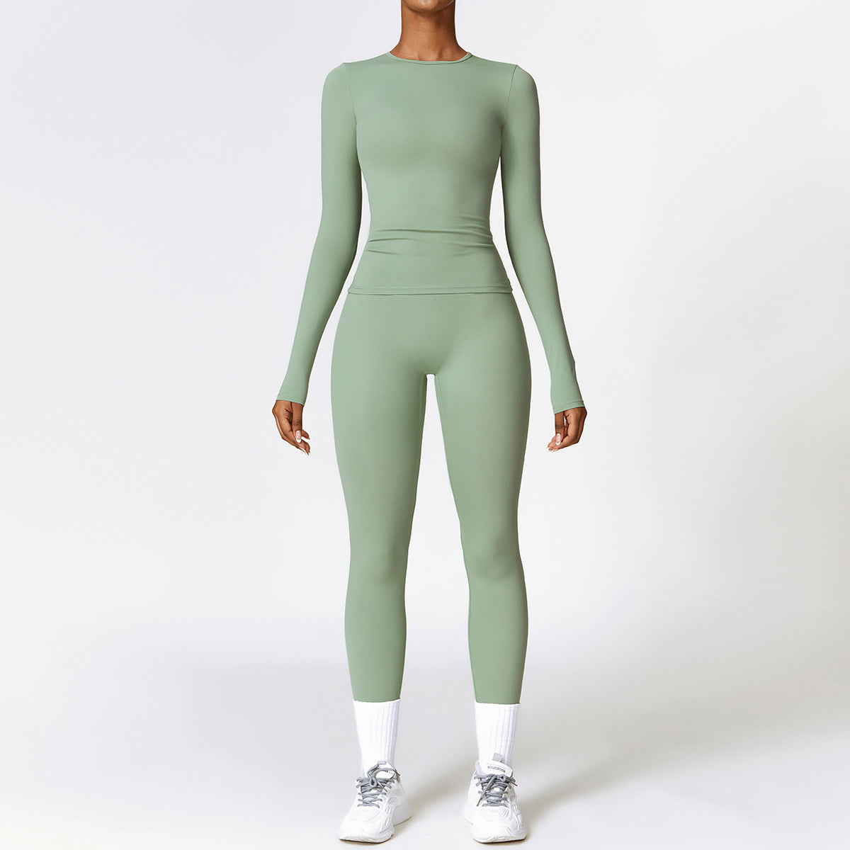 Tight-fitting Brushed Yoga Suit Quick-drying Fitness Clothes