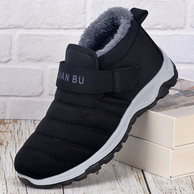 Traditional Beijing Cotton Shoes Men's Fleece-lined Thickened