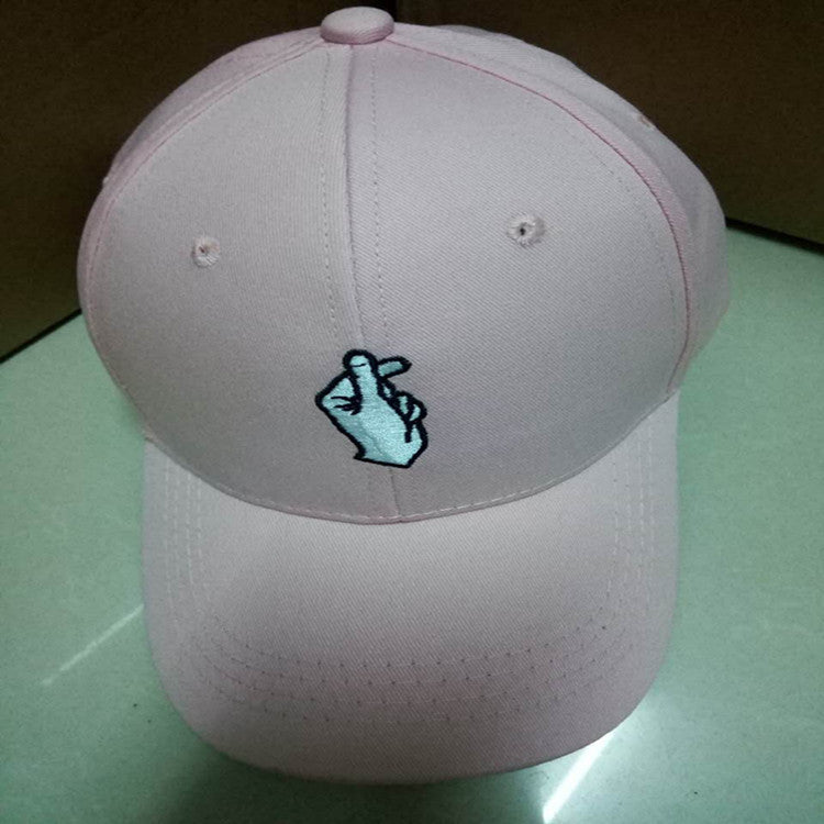 Curved brim hat baseball cap duck tongue hat