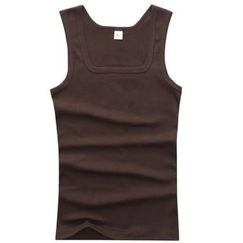 Hot Sale Summer Male clothes Women Basic Elastic tank top Pure Cotton Sleeveless Men's t-shirt Bodybuilding Fitness T-shirt