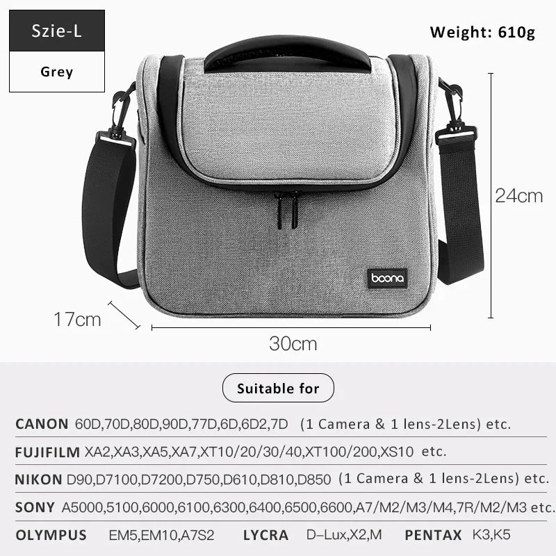 Digital SLR Shoulder Bags Waterproof  Camera Bag Lens Photography Bag for Micro Single Camera Sleeve