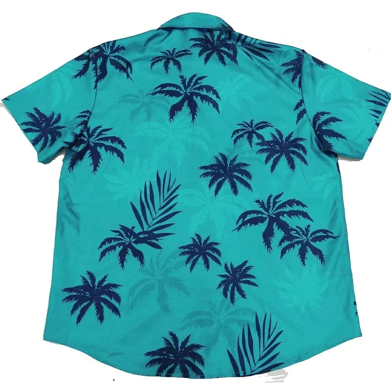 2023 Summer Animal Crane Men Hawaiian Shirt 3d Plant Shirt For Men Flower Print Plus Size Hawaiian Shirts Beach Flower Shirt 5xl