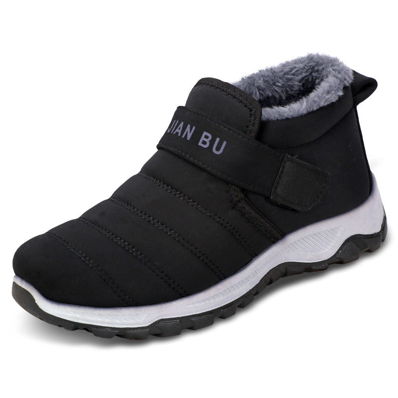 Traditional Beijing Cotton Shoes Men's Fleece-lined Thickened