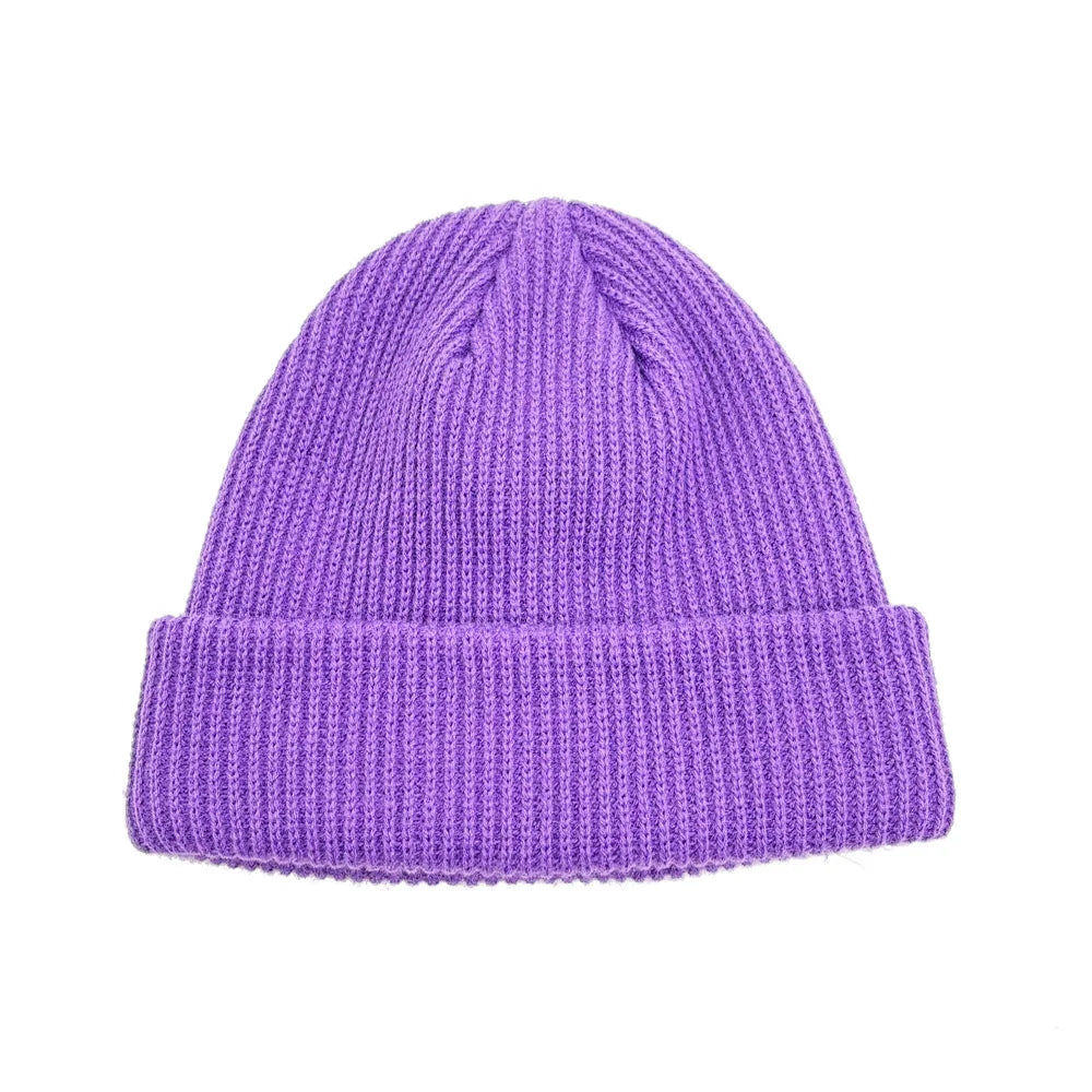 New autumn and winter hats fashion hundred thick thick fishscale woolen hat warm outdoor windproof knitted hat