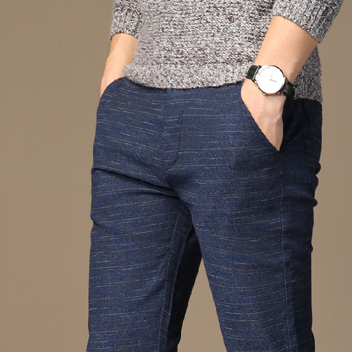 Fashion Summer Plaid Men's Stretch Casual Pants