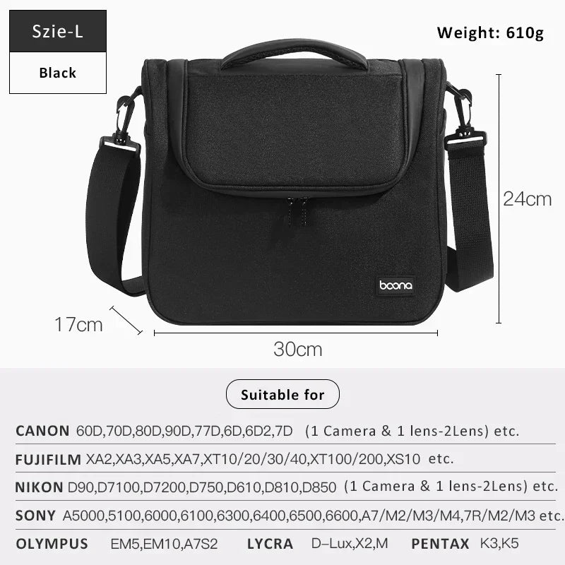 Digital SLR Shoulder Bags Waterproof  Camera Bag Lens Photography Bag for Micro Single Camera Sleeve