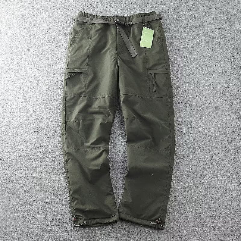 Windproof Waterproof Outdoor Men's Straight Winter Casual Pants