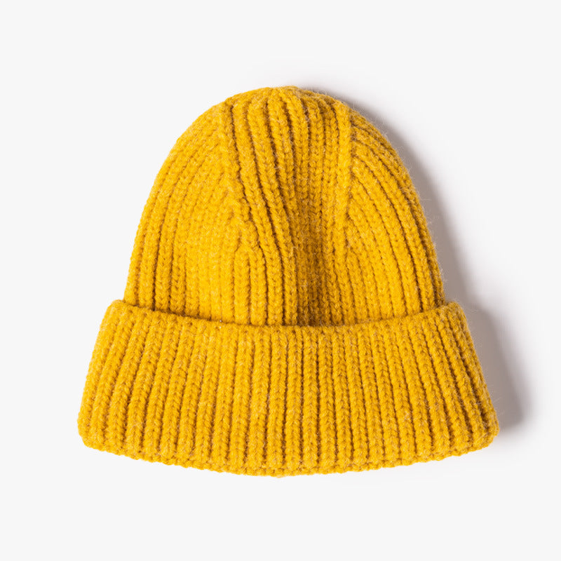 Winter Knitted Hat Men's All-matching Hat