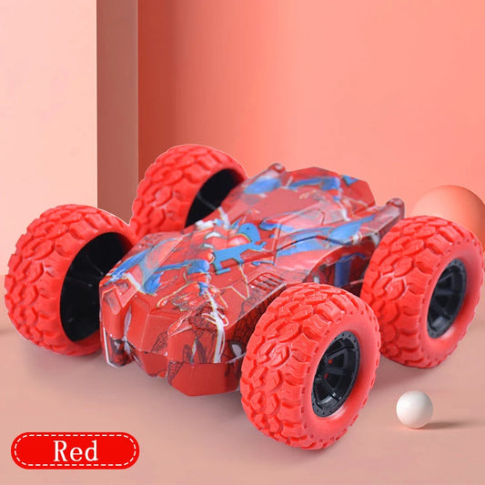 Cute Vehicle Toys Crashworthiness And Fall Resistance Safety Shatter-Proof Model Boy Funny Toy For Kids Double-Side Inertia Car