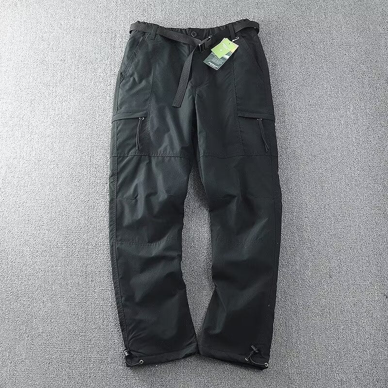 Windproof Waterproof Outdoor Men's Straight Winter Casual Pants