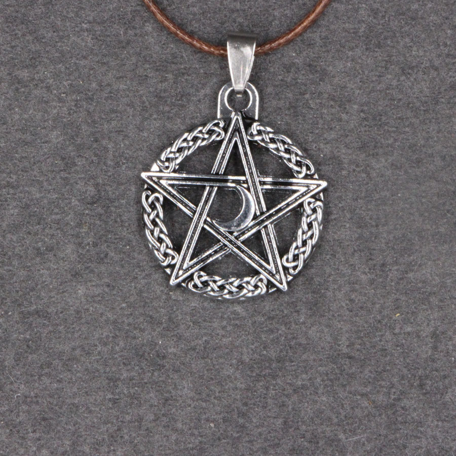 Empty Moon Five-pointed Star Necklace Fashion Personality