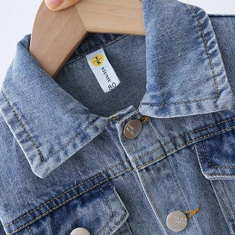 2023 Fashion Cartoon Daisy Denim Jacket For Girls Coat Spring Autumn Children Outerwear Kids Casual Jackets Costume 2-7 Years