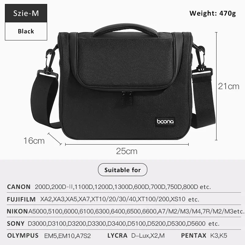 Digital SLR Shoulder Bags Waterproof  Camera Bag Lens Photography Bag for Micro Single Camera Sleeve