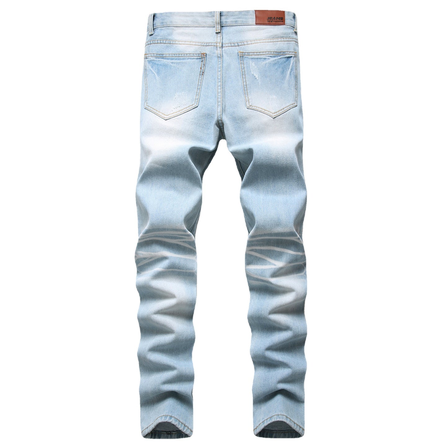 Men's Jeans Slim Fit Straight Ripped